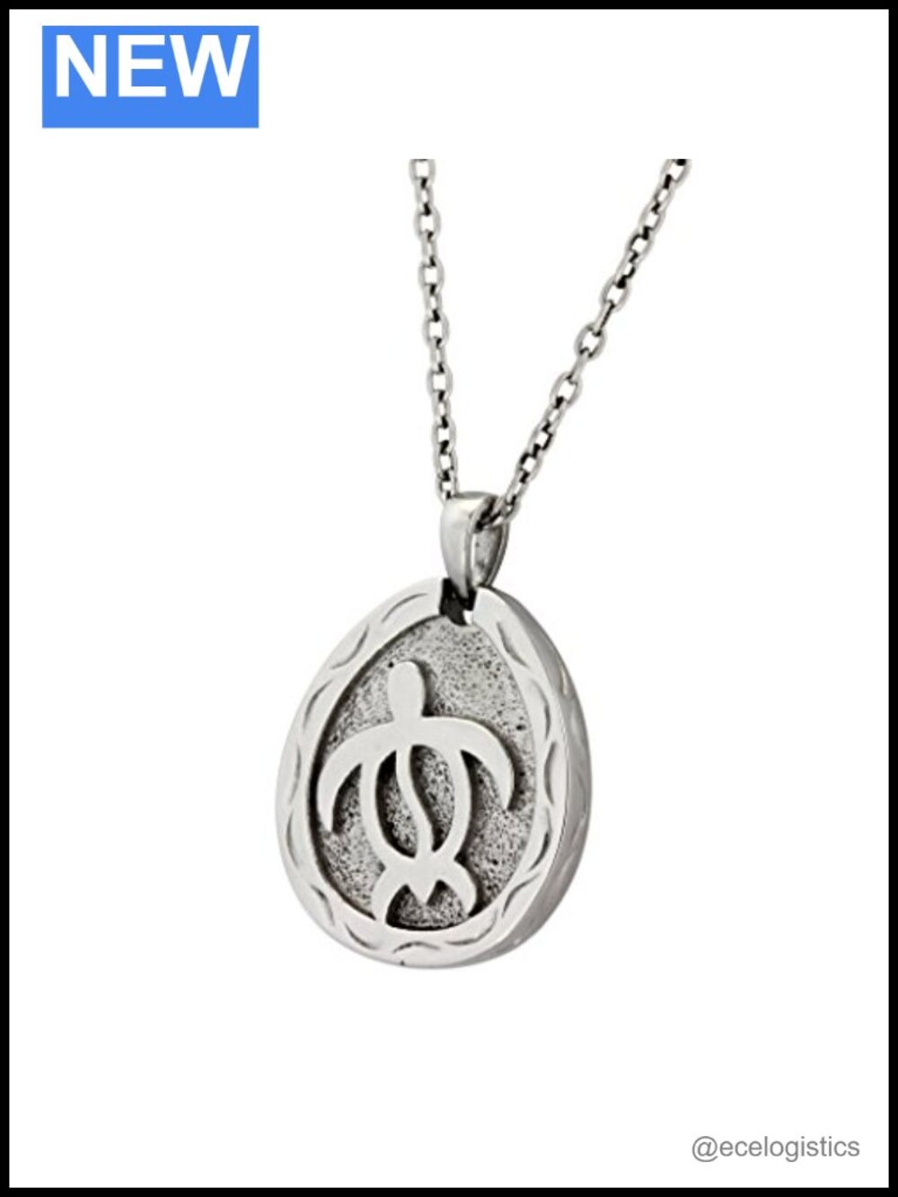 Honu Sea Turtle Necklace 925 Sterling Silver Hawaiian Pendant for Men Women